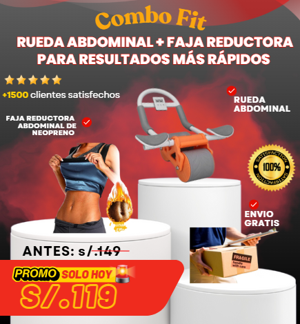 RUEDA ABDOMINAL + FAJA REDUCTORA