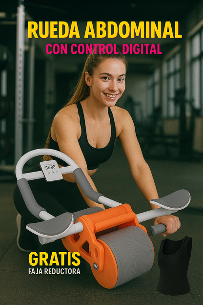 RUEDA ABDOMINAL + FAJA REDUCTORA